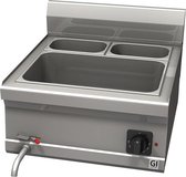 Gastro-Inox 600 Trendline elektrische bain-marie, GN1/2 + GN1/4