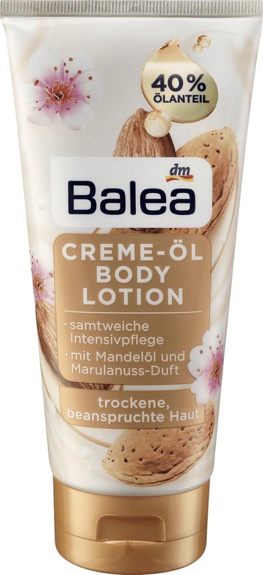 DM Balea Crème olie bodylotion met Amandelolie (200 ml) - Bodylotion - Huidverzorging - Zonder alcohol - Zonder Parabenen