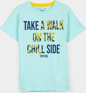 Tiffosi Turquoise "take a walk on the chill side" T-shirt 140