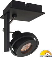 Artdelight - Plafondlamp Meist 1L - Zwart - LED 4,9W 2200K-2700K - IP20 - Dim To Warm