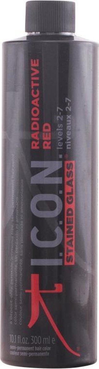 Esta (c) E Lauder Icon Stained Glass Semi Permanent Hair Color Radioactive Red 300ml