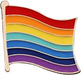 Pride Kledingspeld Vlag - Gay Pride - Regenboog Pin Broche - 1 stuks