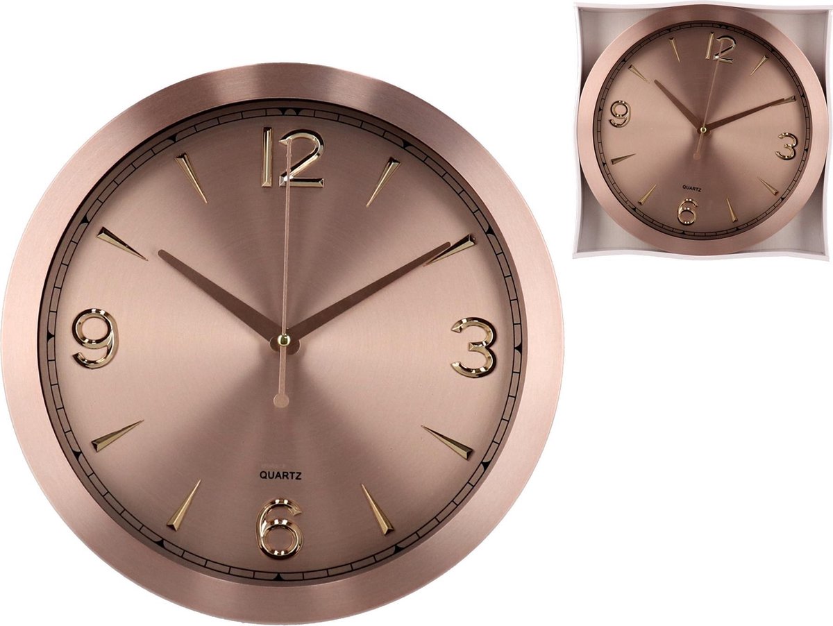 Horloge Murale Cuivre Pierre Vergnes Durfort - Mouvement Quartz - Occasion