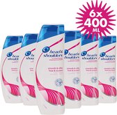 XXL 6 x 400 ML Voordeelverpakking - Head & Shoulders Smooth & Silky Shampoo - 6x 400ML