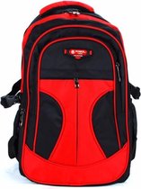 Rugzak Power  34x15x48 cm ( 917-36) - rood/zwart-