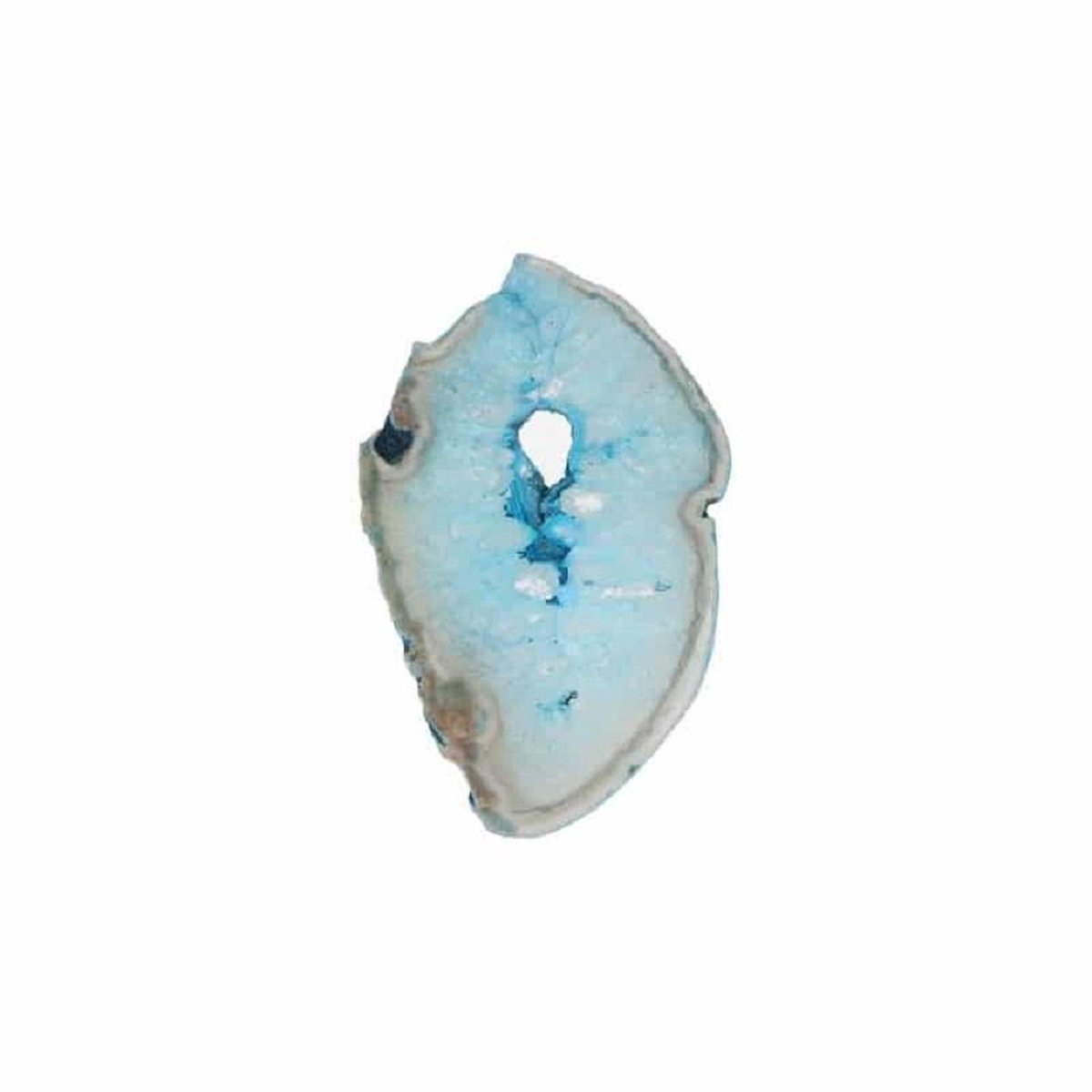 Blauwe Agaatschijf Middel (10 – 15 cm)