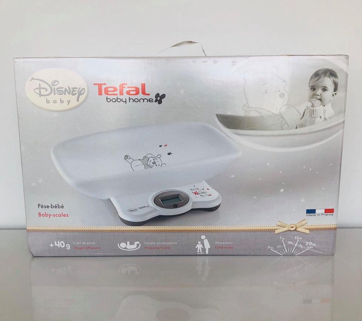 Tefal Baby Home Babyweegschaal + weegkuip Disney – Winnie De Pooh – Toont  automatisch... | bol