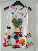 Meisjes jurk Hartenboom 122/128