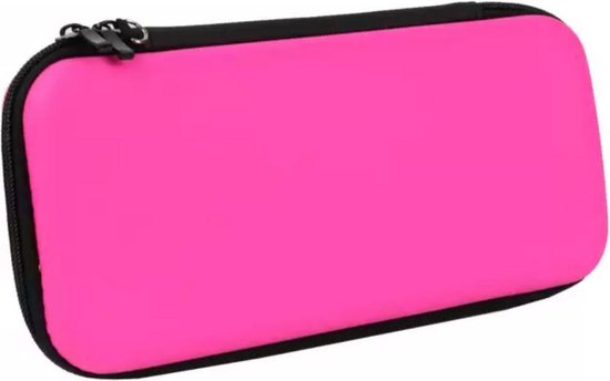 Beschermhoes - Opberghoes - Case - Geschikt voor Nintendo Switch (OLED) - Roze