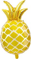 Folieballon Ananas - Pineapple Goud - Tropical Decoratie - Hawaii Decoratie