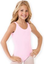 Dancer Dancewear® Balletpakje ROZE kind | "Rondo" | Zonder mouw | Voor meisje | Maat 128/134 | 10 jaar