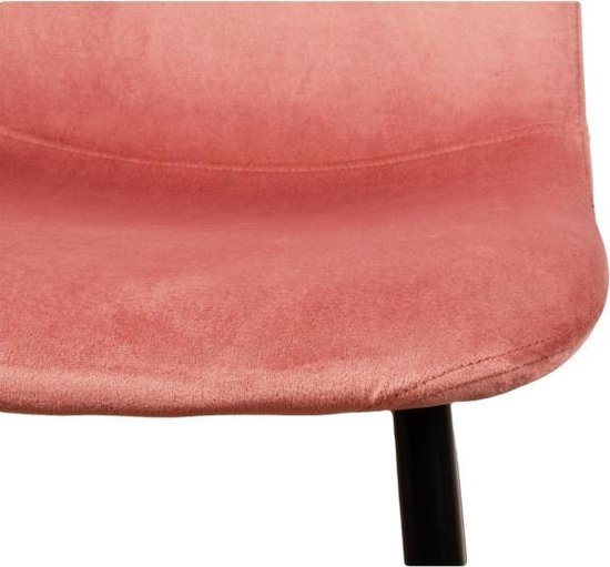 PoleWolf - Blossom stoel - Velvet - Roze - Promotie - Set van 4 - PoleWolf