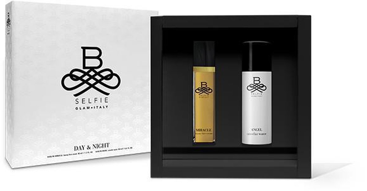 Goedkoopste B-Selfie Day & Night Glam Set - Miracle Luxury dag & nacht gezichtscrème en micellar water.
