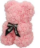 Bloomingbears Rose Bear - Rosebear - Rozen Beer - Rozenbeer - Roosbeer - Teddybear Rozen - Babyroze mini 25 cm - Inclusief Giftbox en Giftcard van Bloomingbears - Limited Edition