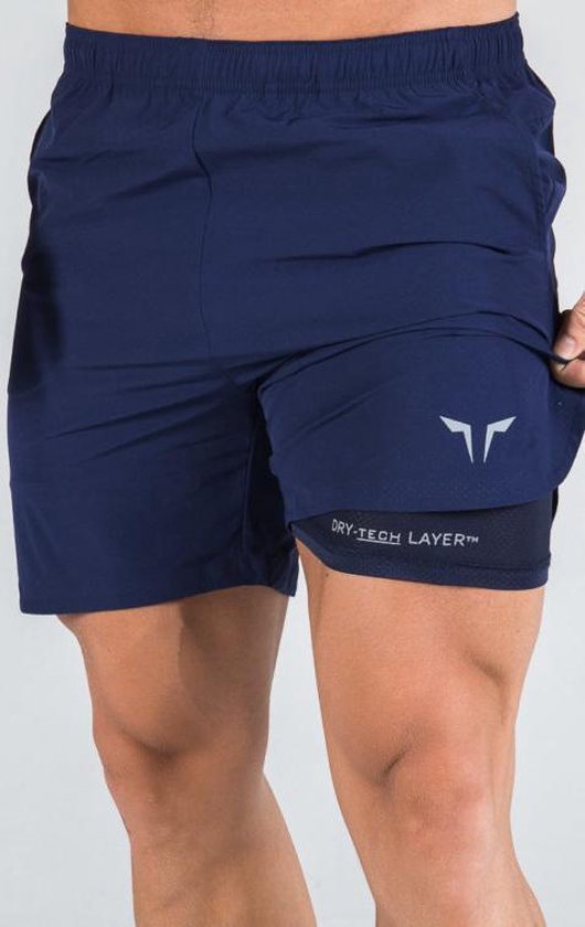 sportbroek | sportbroek mannen | korte broek| maat s / Dry Tech Shorts /  blauw | bol.com