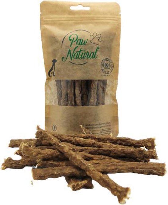 Paw Natural Puur Lam Sticks Snacks voor Honden, Training Traktaties Beloningen 150g. Graan en Glutenvrij Naturel Hondenvoer voor dieren, alle rassen
