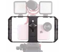 Ulanzi U-Rig Pro Smartphone Video Rig - Universeel tot 9cm breed - 1/4 inch schroefaansluiting - Zwart