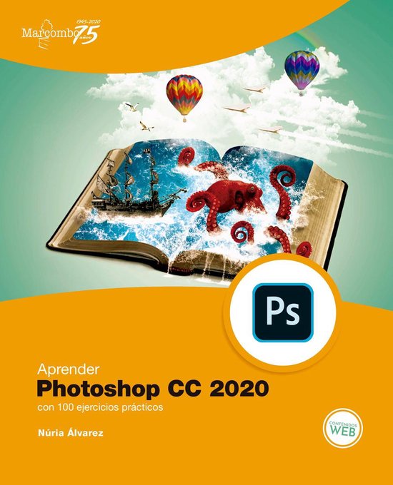 Aprender Photoshop CC 2020 con 100 ejercicios prácticos - cover