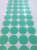 Muurstickers Kinderkamer & Babykamer - Wanddecoratie - Rond /Cirkels /Stippen - Blauw - Aqua - 4cm - 10 stuks