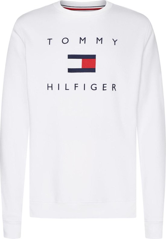 Tommy Hilfiger Trui - Mannen - wit/navy/rood | bol.com