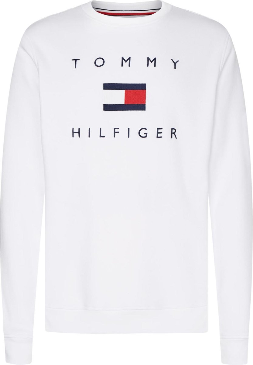 kwaliteit documentaire procent Tommy Hilfiger Trui - Mannen - wit/navy/rood | bol.com