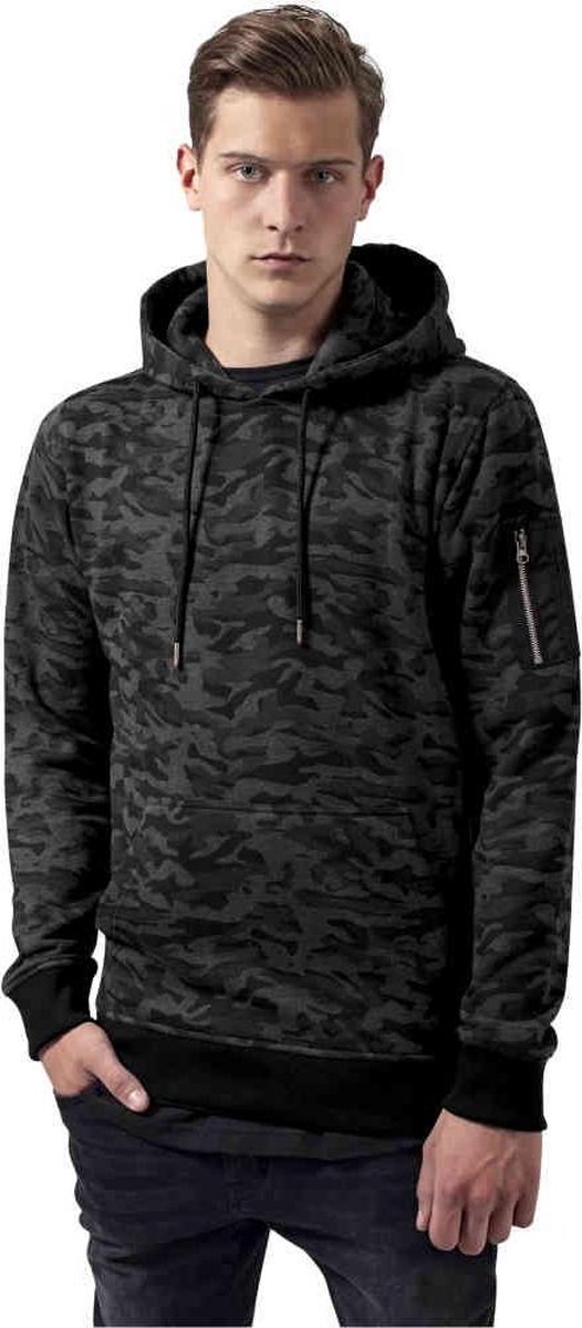 Urban Classics Sweat Bomber Hoody dark Camo