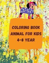 Coloring Book animal for kids 4-8 Year