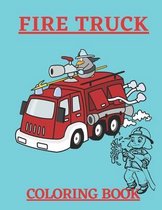 Fire truck coloring book