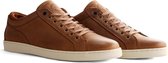 Travelin Parkham - Sportieve Leren Heren Sneaker - Cognac - Maat 40