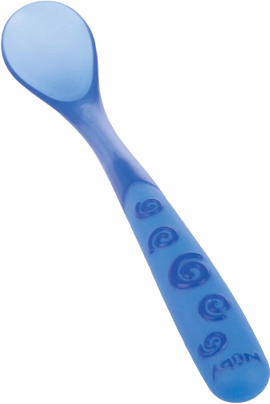 Nûby - Lange babylepels - 3st - Geel, Groen & Blauw van Nûby — afbeelding 3