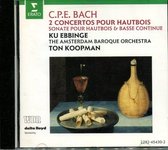 C.P.E. Bach  -  Concertos pour Hautbois - Ebbinge -Koopman