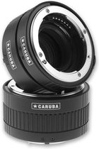 Caruba F-mount Tussenring set Nikon Chroom (type II)