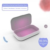 Desinfectie en Sterilisator box voor Smartphone, Sieraden, Sleutels, Horloges, Mondkapjes en Accesoires | UV-Straling | 6 x UV | 99,9% Desinfectie | Doodt Bacteriën en Virussen