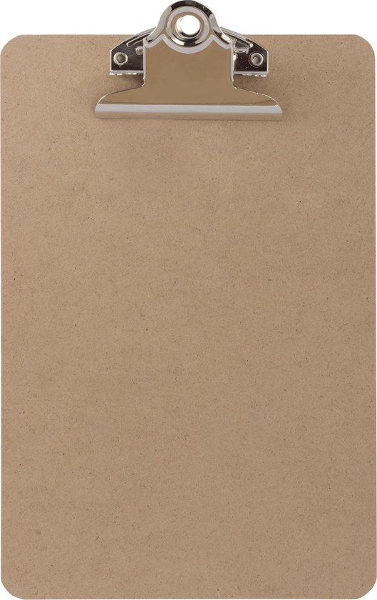 snijden roman Weigeren LPC Klembord - clipboard - hout/mdf/hardboard - A5 -75 mm butterfly klem |  bol.com