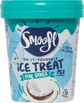 Smoofl mix voor hondenijsjes - Hondenijs - Kokos - 105g -  voor 6 tot 12 ijsjes