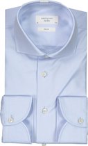 Profuomo Overhemd Blauw - Maat EU44 - Mannen - Never out of stock Collectie - Katoen