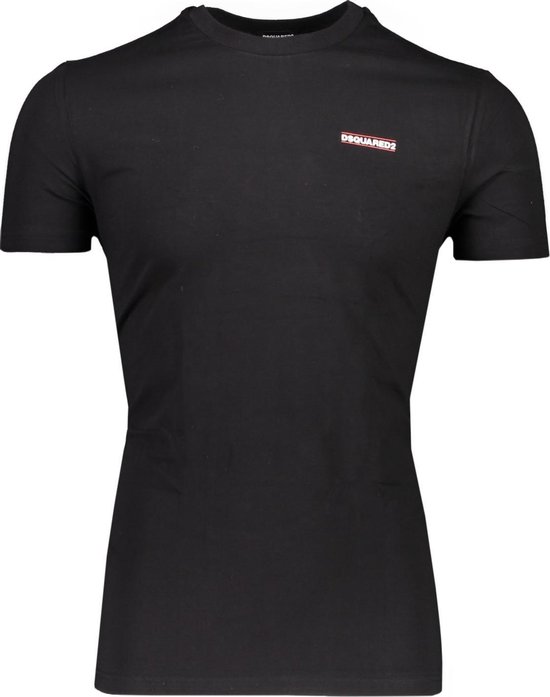Dsquared2 T-shirt Zwart - Maat L - Heren - Lente/Zomer Collectie -  Katoen;Elastaan | bol.com