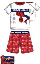 Spiderman pyjama - wit - rood - maat 98 / 3 jaar