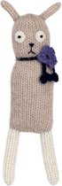 Luckyboysunday Knuffelkonijn Junior 17 Cm Alpaca-wol Grijs