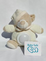 beer knuffel -  nachtlampje kinderen - Led - batterij - multi color - baby safe  24x25cm