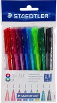 Ball 423 Balpen M. Etui 8 Rainbow Colours
