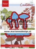 Marianne Design Creatables Snij en Embosstencil - Paddestoelen