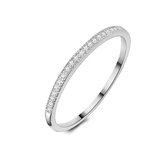 Twice As Nice Ring in zilver, eternity, 20 zirkonia  58