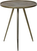 Light & Living Envira - Table d'appoint ronde - Or antique - Ø51 x 60cm
