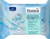 DM Balea Reinigingsdoekjes Verfrissend 3in1 (25 stuks)