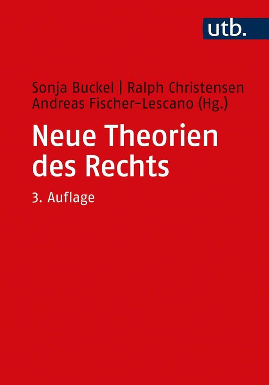 Neue Theorien des Rechts - cover