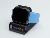 iWatchClub - Blauw Siliconen Sportbandje - Geschikt voor Apple Watch Series 1/2/3/4/5/6/SE - 38/40MM - Medium/Large