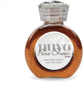 Tonic Studios Nuvo pure sheen glitter 100ml spiced apricot