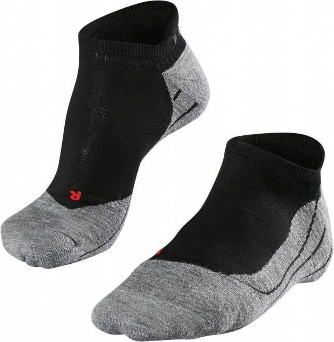 FALKE RU4 Invisible Heren Hardloopsokken - Zwart - Maat 42/43
