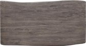 Tafelblad Live-Edge tafel 140x90x3,5 acacia platina massief houten blad